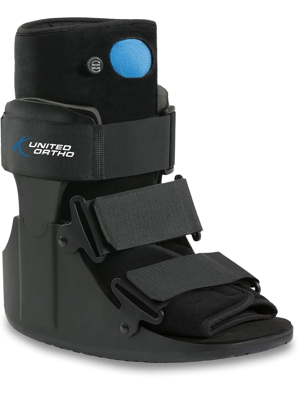 Women's Black Medical Walking Boot - Ankle Support